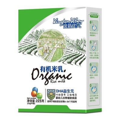 金盾優(yōu)貝有機(jī)米乳 均衡好營養(yǎng)易消化吸收